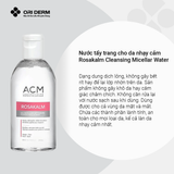  Nước tẩy trang cho da nhạy cảm ACM Rosakalm Cleansing Micellar Water 