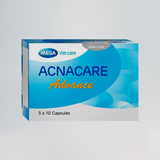  Viên uống hỗ trợ trị mụn Acnacare Advance hộp 30 viên 