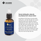  Serum dưỡng ẩm, sáng da Ava Retinol 0,5% Serum 30ml 