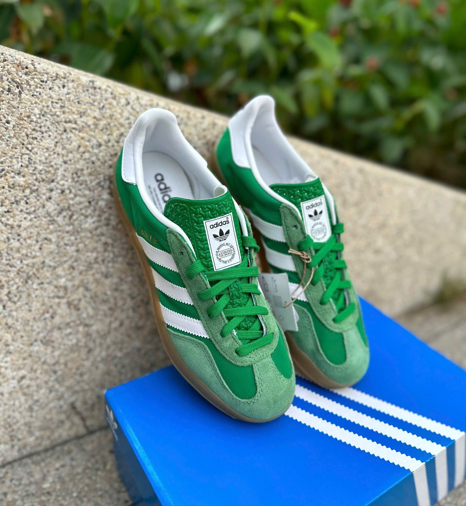 アディダス] ガゼル インドア GAZELLE INDOOR グリーン/フットウェア