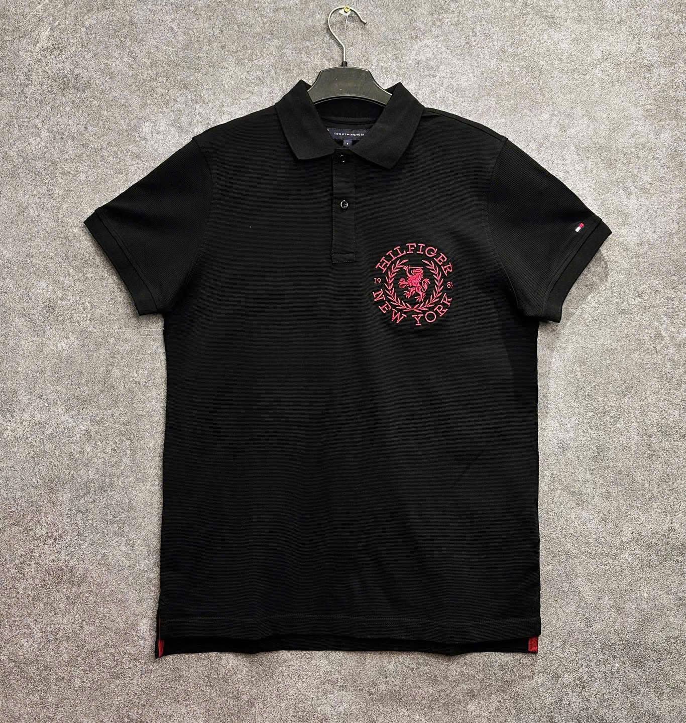 ÁO POLO THỜI TRANG TOMMY HILFIGER ĐEN