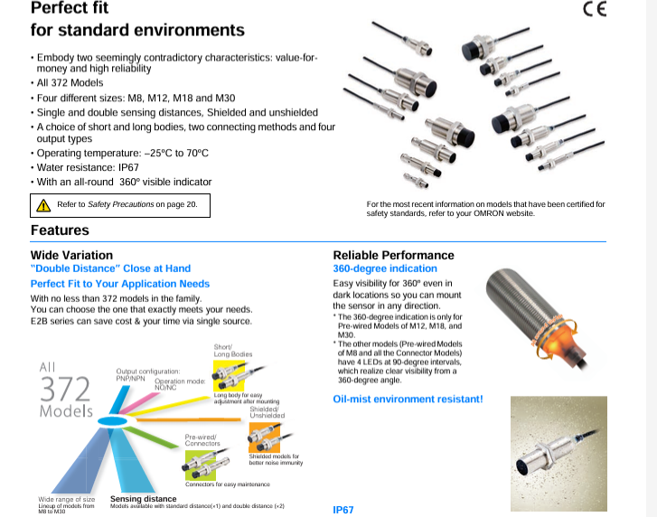  E2B-S08KN04-WP-C1 2M 