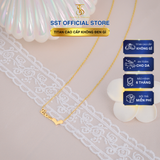  Dây chuyền nữ Titan SST Official Mặt chữ Loveu đáng yêu Không Đen Gỉ VC506 