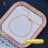  Lắc tay Unisex Titan SST Official Dây rút dây mì thanh lịch sang trọng Không Đen Gỉ  LT71 