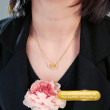  Dây chuyền nữ Titan SST Official Mặt Trái Tim Đôi thanh lịch Không Đen Gỉ VC01 