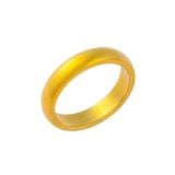  Nhẫn trơn Titan SST Official Store 2 Chỉ Titan mạ PVD màu 18K Không Đen Gỉ N59 