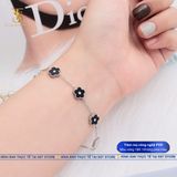  Lắc tay nữ Titan SST Official  Kiểu Hoa 5 cánh có nhụy nhỏ Không Đen Gỉ LT242T 