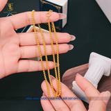  Dây Chuyền Công Titan SST 3mm - Móc Tròn sang trọng Không Đen Gỉ VC414 