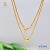  Dây chuyền kim sa xù lấp lánh – Titan sáng bền không đen – SST Official Store | VC545 