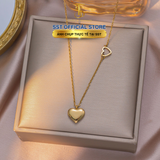  Dây chuyền mặt trái tim phối tim Titan cao cấp Không đen rỉ VC12 