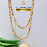  Dây chuyền bi phối 2 màu độc đáo – Titan không đen gỉ – SST Official Store | VC544 