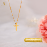  Dây chuyền Titan SST Mặt Thánh Giá nhỏ Không Đen Gỉ VC518 