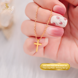  Dây chuyền Titan SST Mặt Thánh Giá nhỏ Không Đen Gỉ VC518 