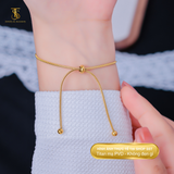  Lắc tay Unisex Titan SST Official Dây rút dây mì thanh lịch sang trọng Không Đen Gỉ  LT71 