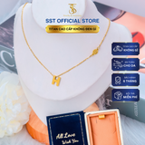  Dây chuyền Titan SST Official Store Mặt chữ H thanh lịch Không Đen Gỉ VC181 