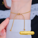  Lắc tay Unisex Titan SST Official Dây rút dây mì thanh lịch sang trọng Không Đen Gỉ  LT71 