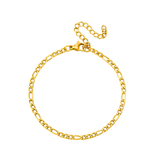  Lắc tay Unisex Titan SST bảng xích nhỏ Không Đen Gỉ LT200 