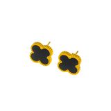  Hoa tai Cỏ 4 Lá Nhiều Màu Titan Không đen gỉ BT20 