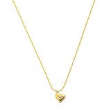  SST Dây chuyền Titan cao cấp Không đen gỉ mẫu trái tim đơn giản VC124 