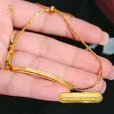  Lắc tay Unisex Titan SST Official Store Dây rút mặt khắc chữ Lover Dream Không Đen Gỉ LT73 