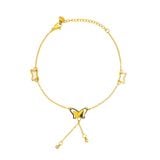  Lắc chân hồ điệp Titan cao cấp Không đen gỉ LC05 