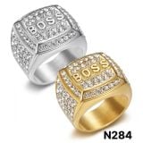  Nhẫn nam đính đá kiểu đơn giản sang trọng – Titan không xỉn màu – SST Official Store | N284 