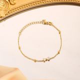  Lắc tay Nơ bi Chất liệu Titan cao cấp Không đen gỉ LT243 