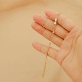  Lắc tay Nơ bi Chất liệu Titan cao cấp Không đen gỉ LT243 