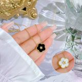  Dây chuyền nữ mặt hoa 2 màu Chất liệu Titan cao cấp Không đen gỉ VC532 