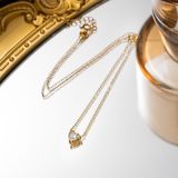  Dây chuyền mảnh nữ Mặt Đá trái tim Chất liệu Titan cao cấp Không đen gỉ VC531 