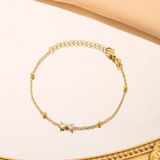  Lắc tay Nơ bi Chất liệu Titan cao cấp Không đen gỉ LT243 