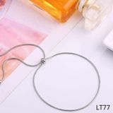  Lắc tay Unisex Titan SST Official Dây rút dây mì thanh lịch sang trọng Không Đen Gỉ  LT71 