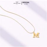  Dây chuyền Titan SST Chữ M thanh lịch Không đen gỉ VC172 