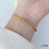  Lắc tay basic Titan SST Official Store Kiểu dây xoắn thanh lịch Không Den Gỉ LT53 