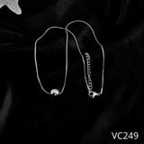  Dây chuyền Titan SST Dây mì bi tròn Không Đen Gỉ VC239 