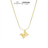  Dây chuyền Titan SST Chữ M thanh lịch Không đen gỉ VC172 