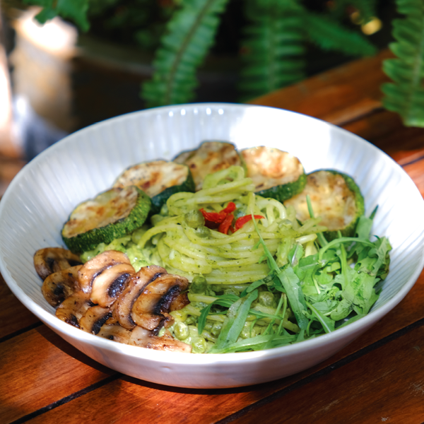  SPINACH & ZUCCHINI SPAGHETTI 