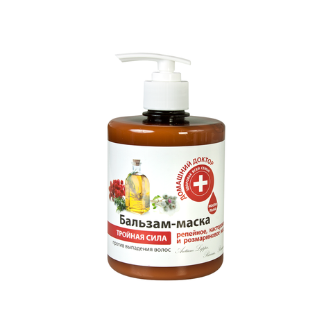 Dầu xả Domashnij Doctor ba tác động chống rụng tóc 500ml