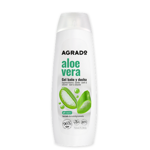 Gel tắm Agrado Lô hội 750ml