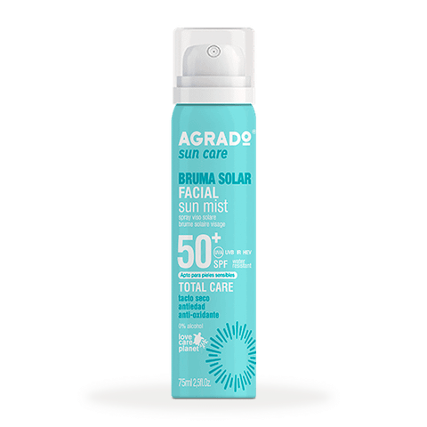 Xịt chống nắng Agrado dành cho da mặt SPF50+ 75ml