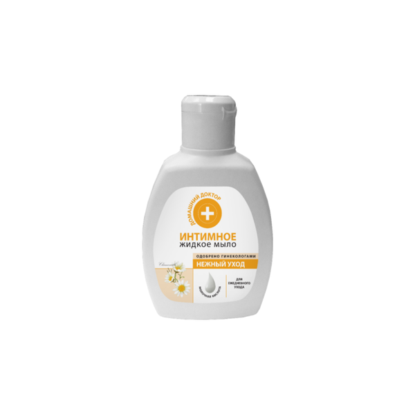 Dung dịch vệ sinh phụ nữ Domashnij Doctor dịu nhẹ chiết xuất Hoa cúc 200ml