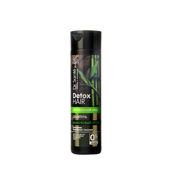 Dầu gội Dr. Sante Detox Hair detox tóc và da đầu chiết xuất than tre hoạt tính 250ml