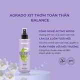 Xịt thơm toàn thân Agrado Balance 240ml