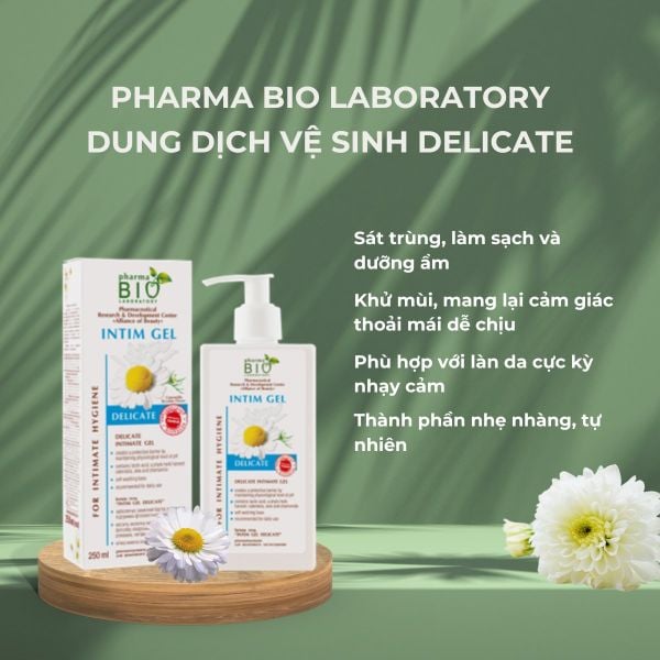 Dung dịch vệ sinh Pharma Bio Laboratory Delicate 250ml