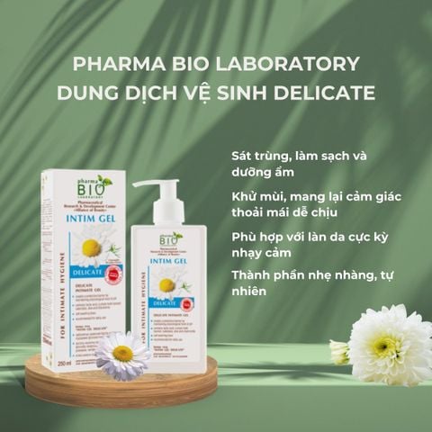 Dung dịch vệ sinh Pharma Bio Laboratory Delicate 250ml