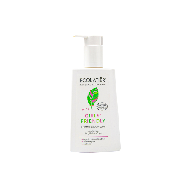 Dung dịch vệ sinh ECOLATIER Girls’ Friendly dành cho bé gái từ 3 tuổi trở lên 250ml
