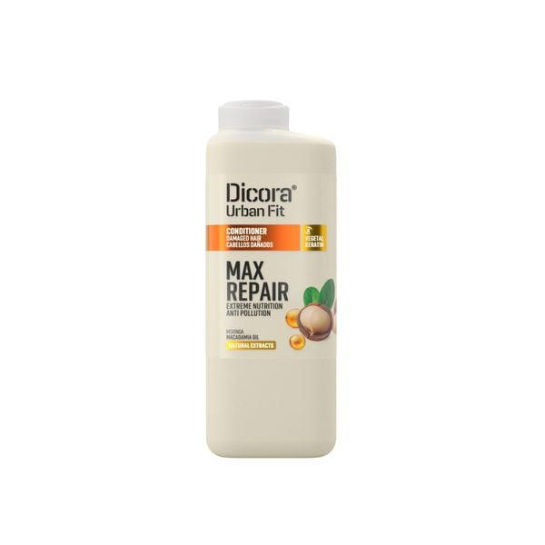 Dầu xả Dicora Urban Fit Macadamia phục hồi tóc hư tổn 400ml - BioTopcare Official