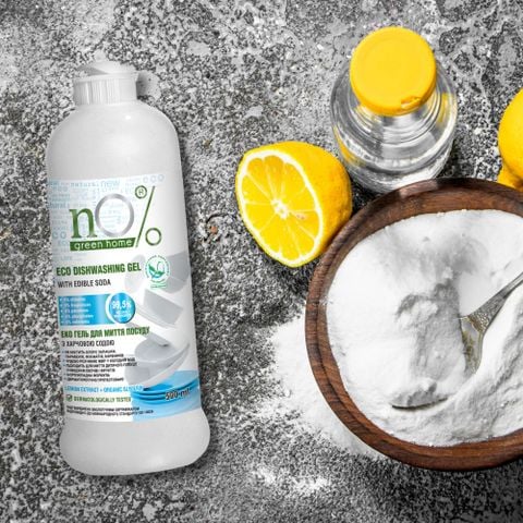 Gel rửa chén bát nO% Green Home Eco với Baking Soda 500ml