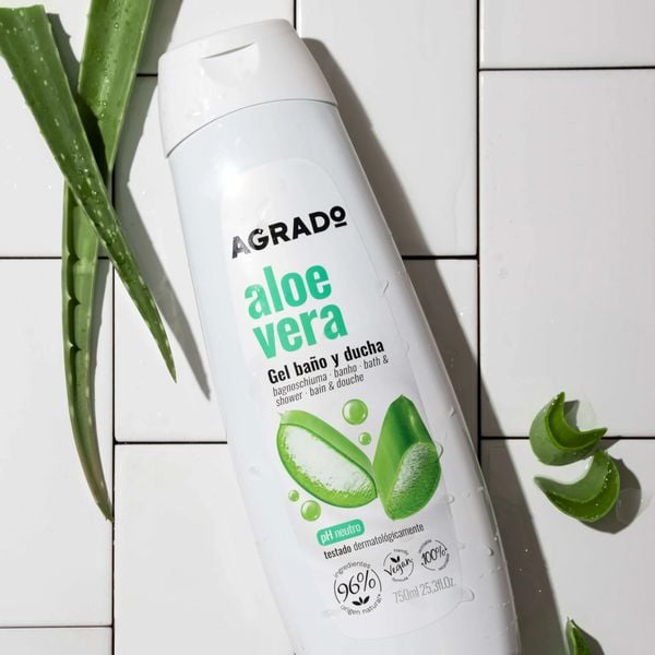 Gel tắm Agrado Lô hội 750ml