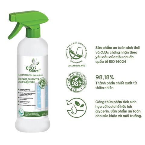 Nước lau kính và gương Eco Control 500ml